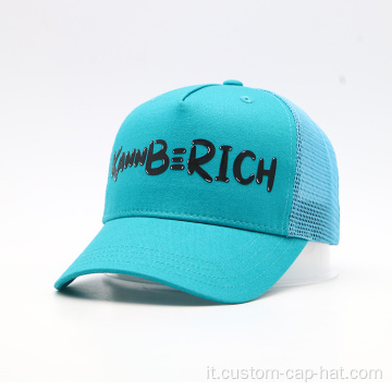 Cappello da camionista blu blu all&#39;ingrosso
